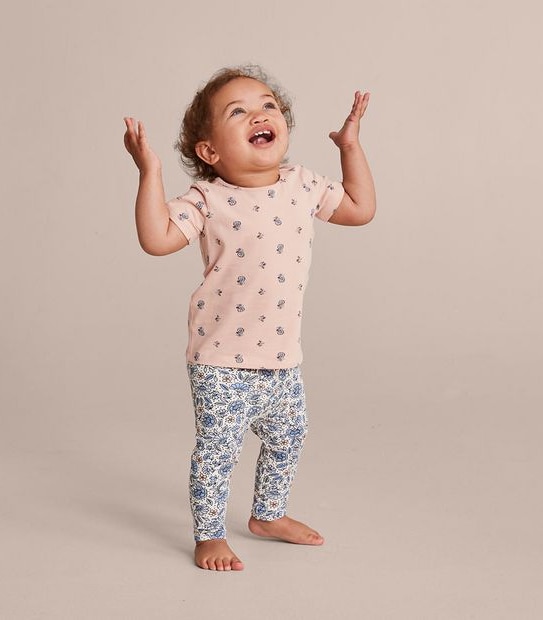 3 Pack Baby Organic Cotton Print T-shirts