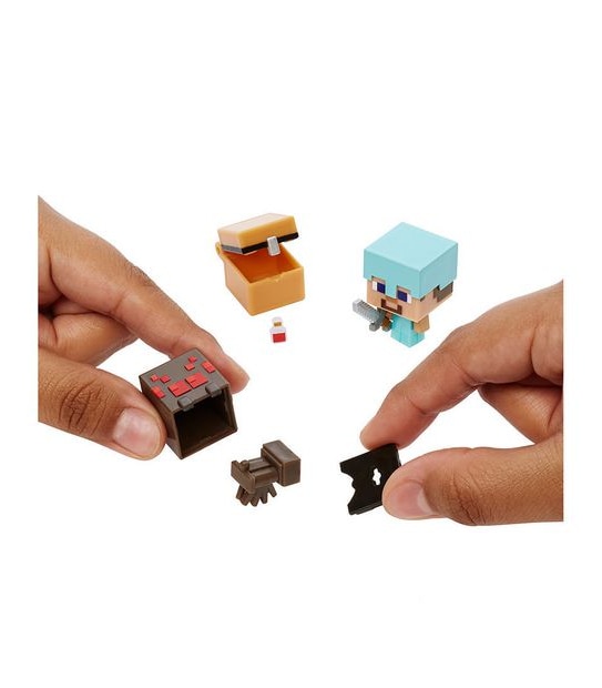 Minecraft - Mob Head Minis Adventure Pack - Assorted*