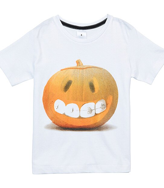 Boys' Short Sleeve Pumpkin T-Shirt