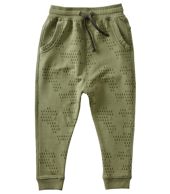 Teepee Print Cuffed Trackpants