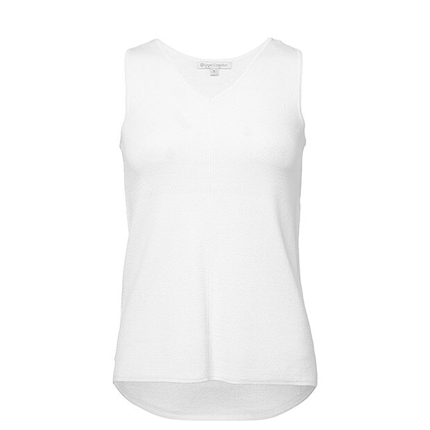 Dry Knit Sleeveless Top - White Dry Knit Sleeveless Top - White