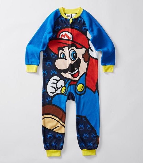 Super Mario Fleece Sleepsuit