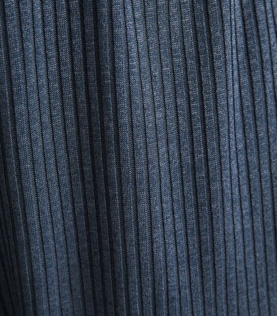 Curve Rib Wide Leg Pants
