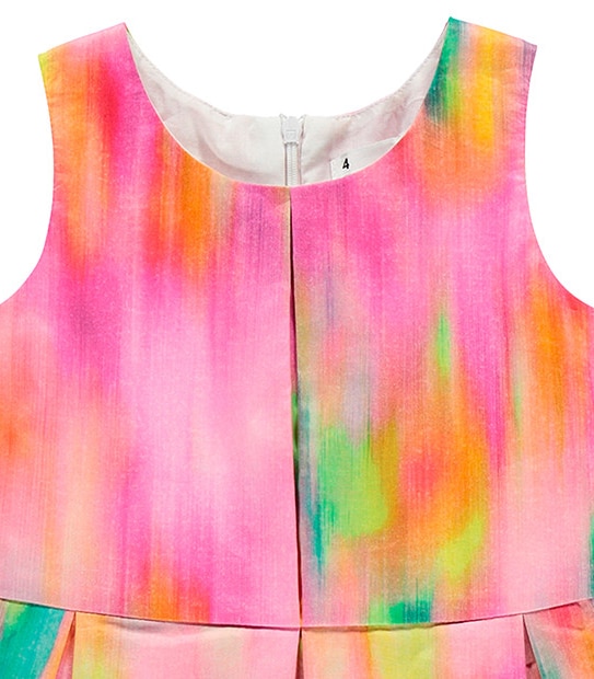 Girls' Paint Pleat Dress