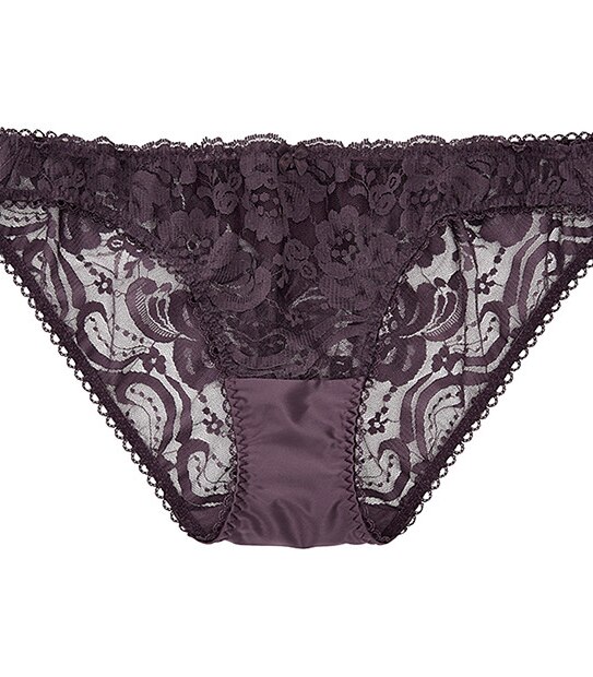 Collette Dinnigan Wild Hearts Sunset Bikini Briefs - Mulberry