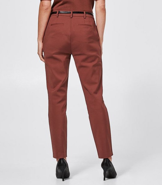 Preview Ankle Slim Pants - Cigar Brown