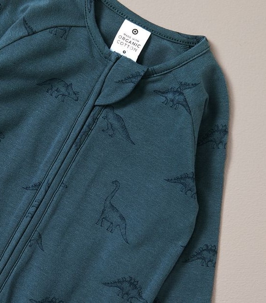 Baby Organic Cotton Print Coverall