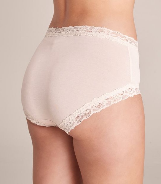 Modal and Lace Midi Briefs; Style: WS5189TF