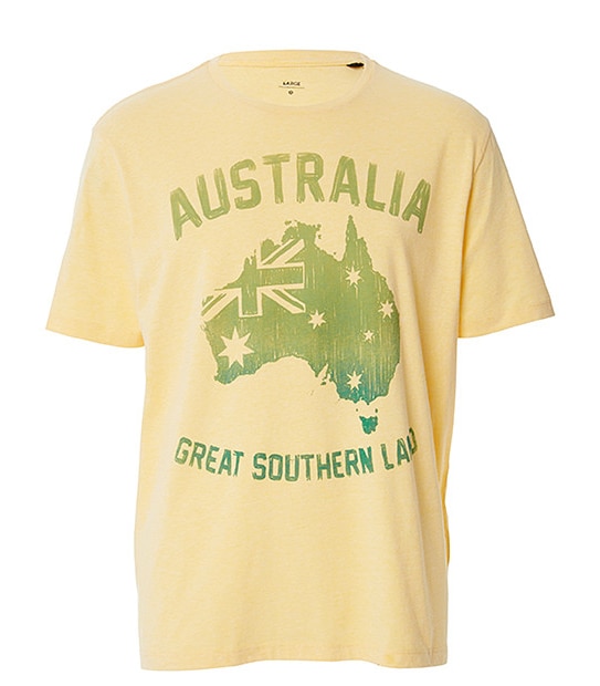 Men's Great Southern Land T-Shirt - Yellow