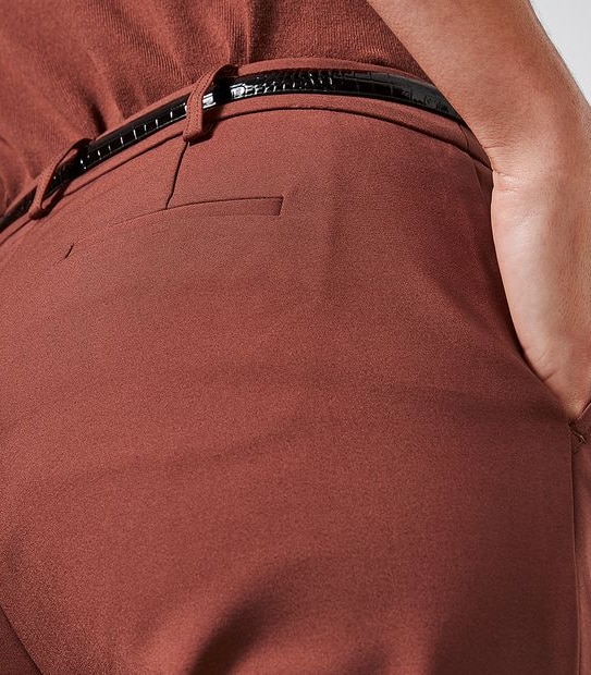 Preview Ankle Slim Pants - Cigar Brown