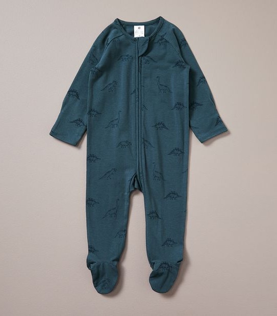 Baby Organic Cotton Print Coverall