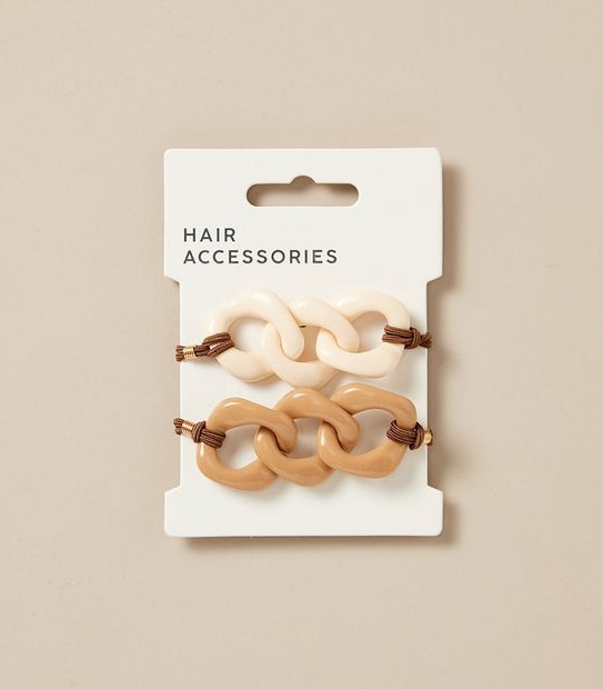 2 Pack Resin Link Hairties