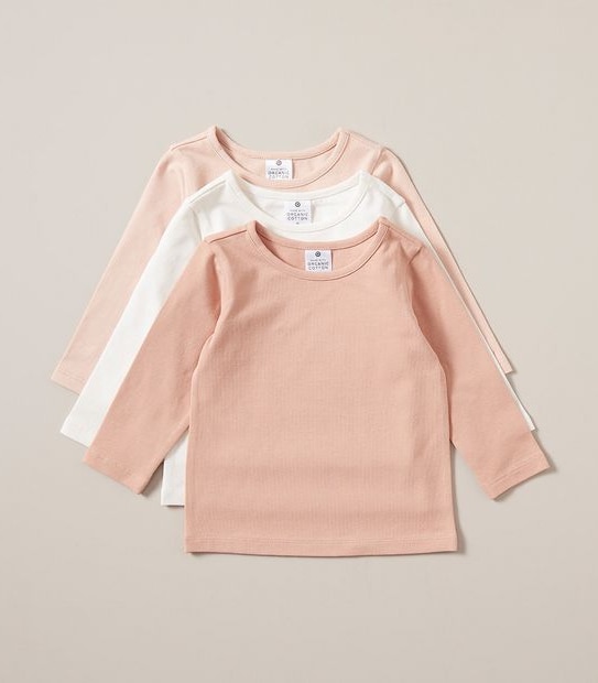 3 Pack Baby Organic Cotton Top