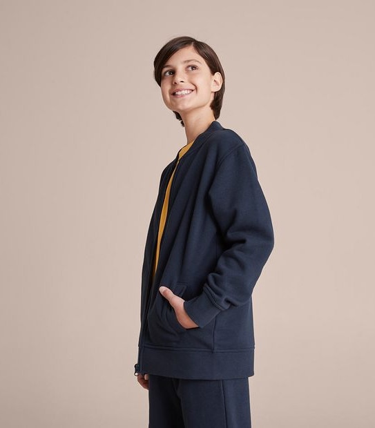 School Bomber Fleece Jacket