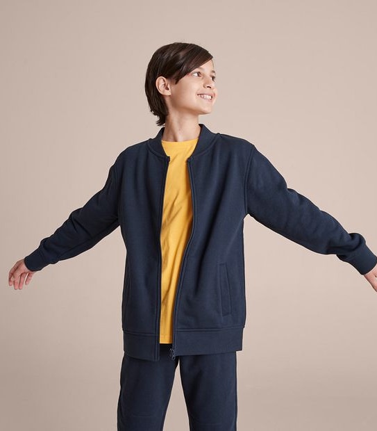 School Bomber Fleece Jacket