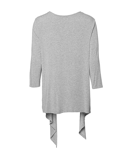 Lounge Waterfall Cardigan - Grey 2 of 3