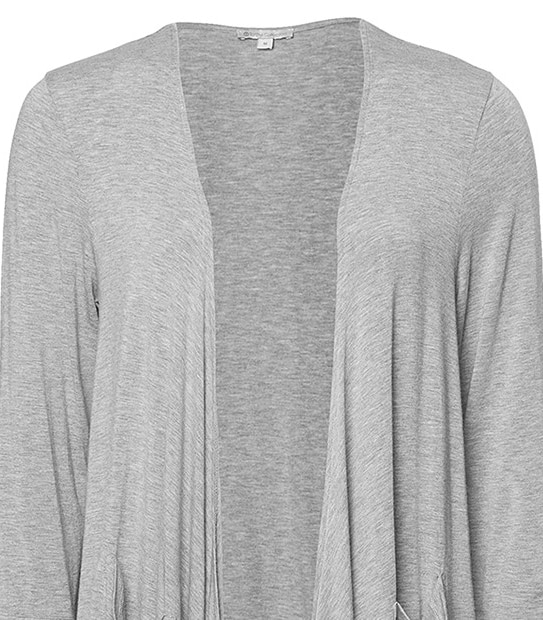 Lounge Waterfall Cardigan - Grey 3 of 3