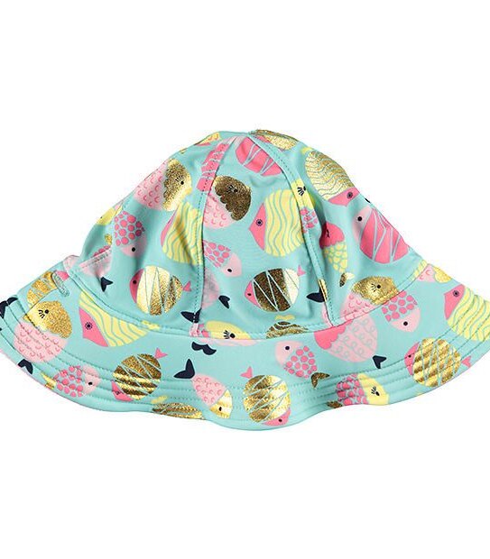 Baby Fish Print Swim Hat Target Australia