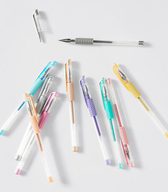Metallic Gel Pen 10 Pack