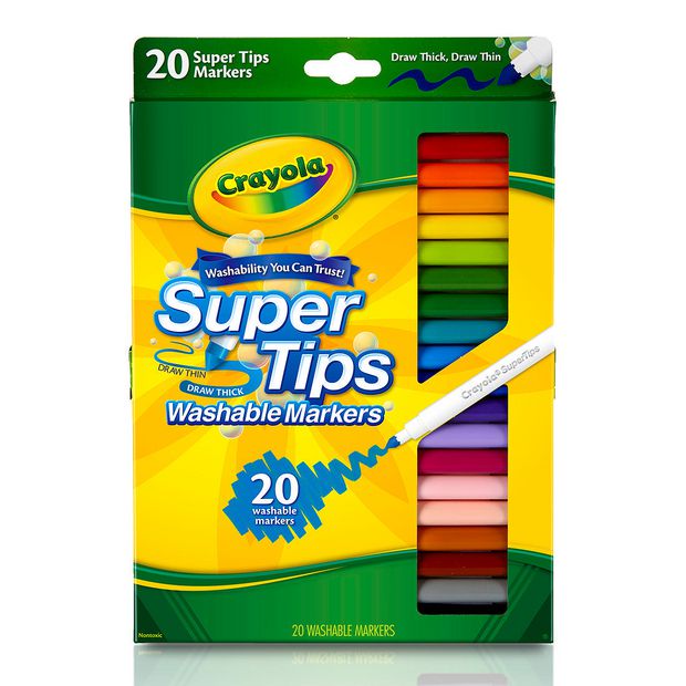 Crayola Super Tips 20 Pack Washable Markers Target Australia