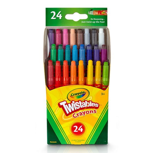 Crayola 24 Pack Twistables Mini Crayons Target Australia