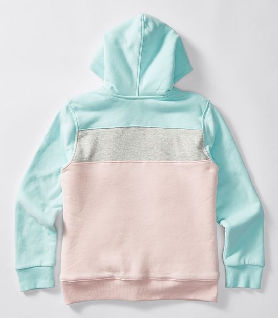Spliced Sherpa Zip Through Hoodie