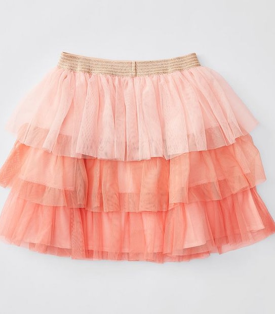 Layered Tulle Skirt - Pink