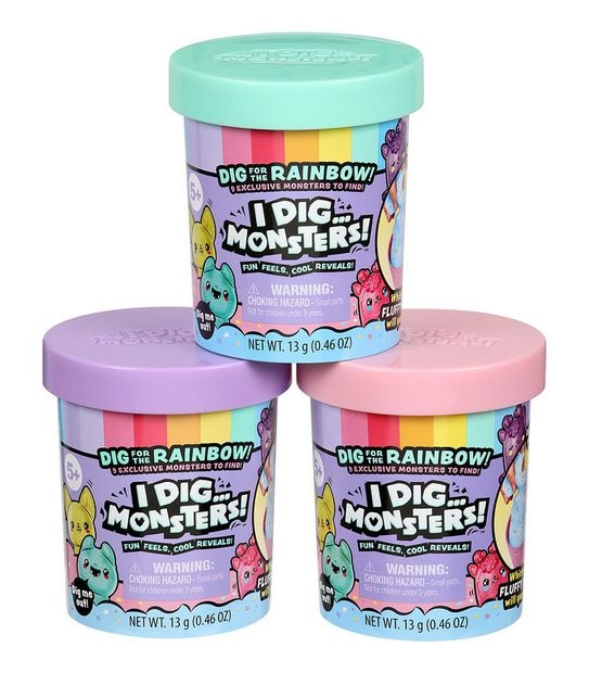 I Dig… Monsters Surprise Mini Ice-Cream Tub Assorted