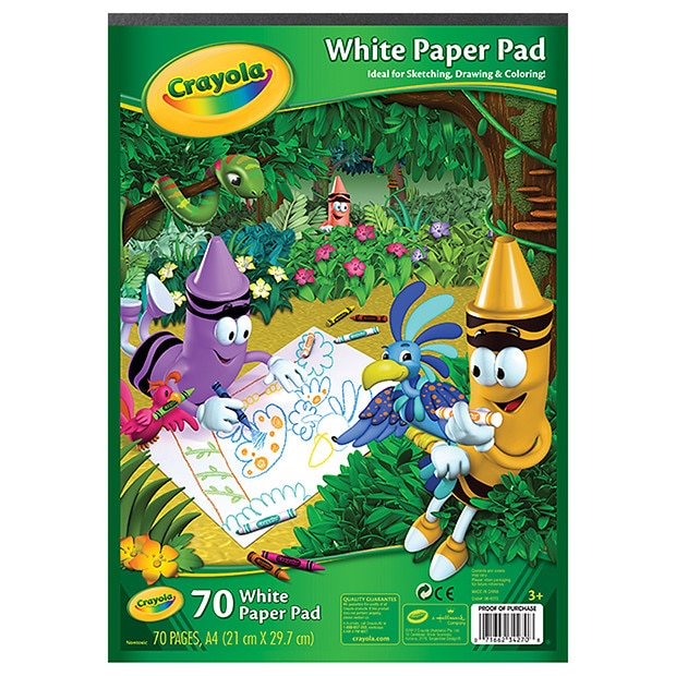 Crayola White Paper Pad Crayola White Paper Pad