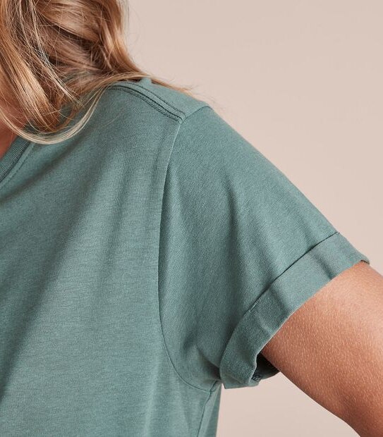 Cotton/Modal Relaxed Crew T-Shirt