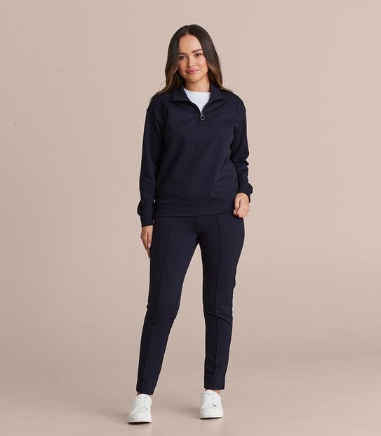 Dannii Minogue Petites Half Zip Through Top