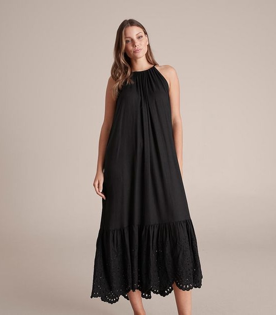 Preview Cutwork Detail Maxi Dress