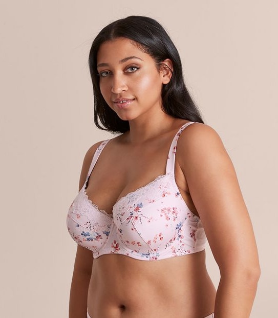 Preview Fuller Figure Printed Balconette Bra; Style: X91082P