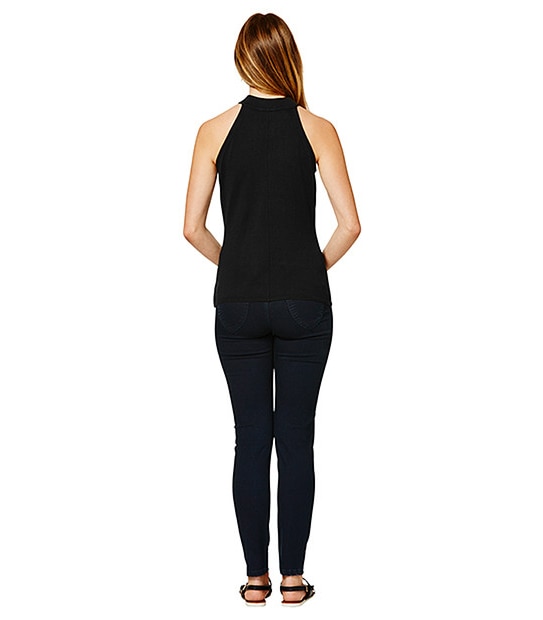 Lily Loves Knit Halter Top - Black 2 of 5