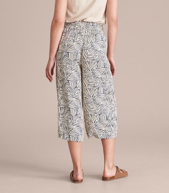 Crinkle Culotte Pants