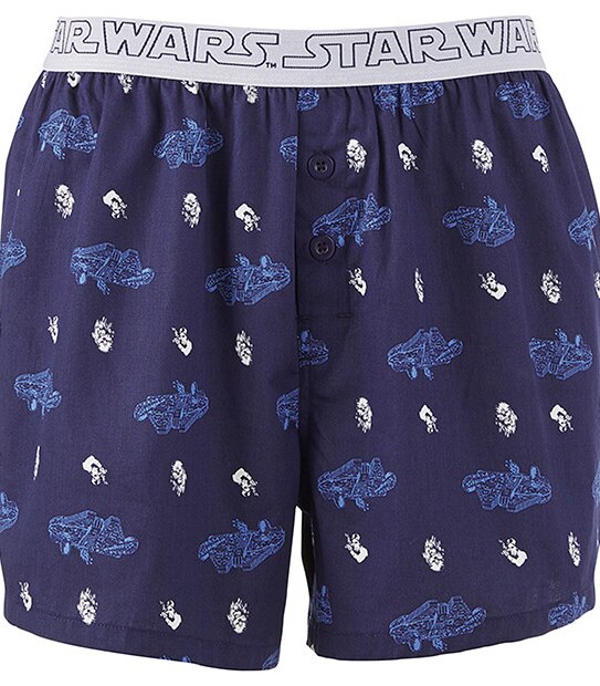 Men's Star Wars Woven Boxer Shorts - Millennium Falcon