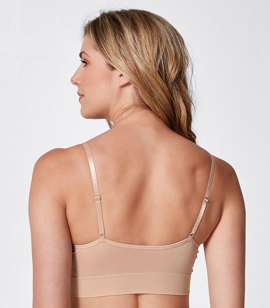 Ambra Longline Padded Bra - Nude