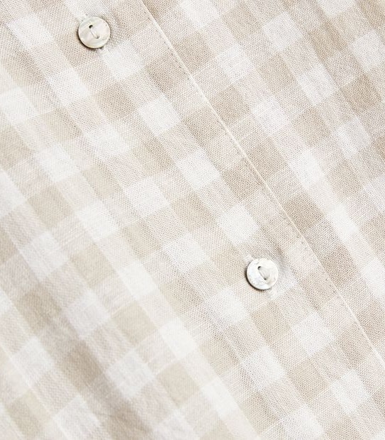 Linen Blend Nightshirt