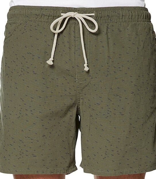 Men's Festival Shorts - Birds Khaki