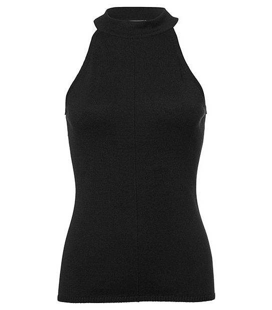Lily Loves Knit Halter Top - Black 4 of 5