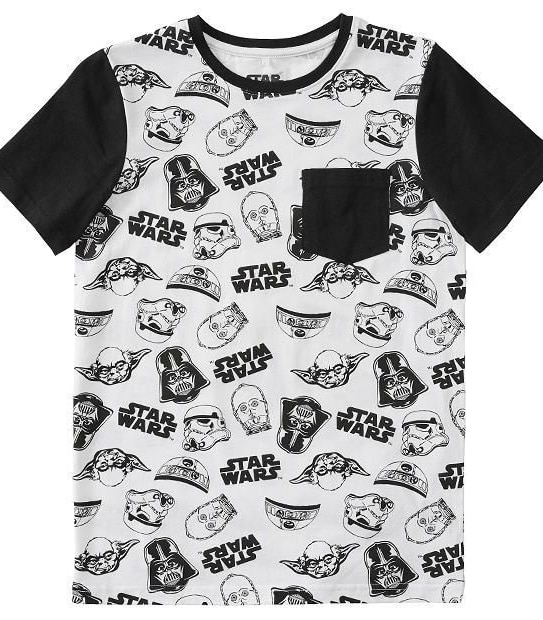 Star Wars Short Sleeve Pocket Print T-Shirt