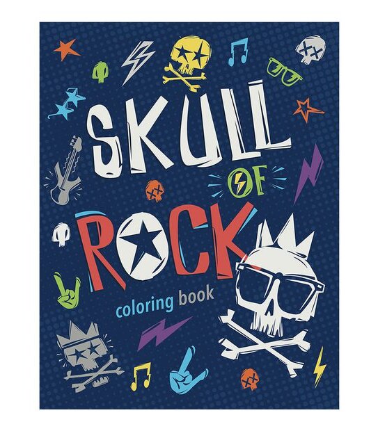 Skull Of Rock Colouring Book