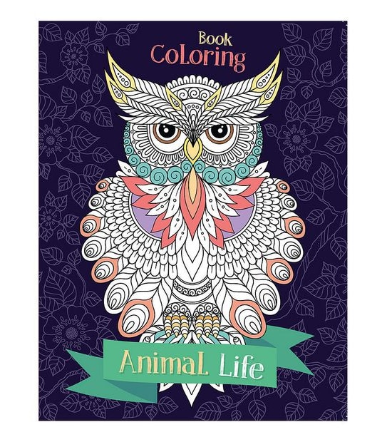 Animal Life Colouring Book