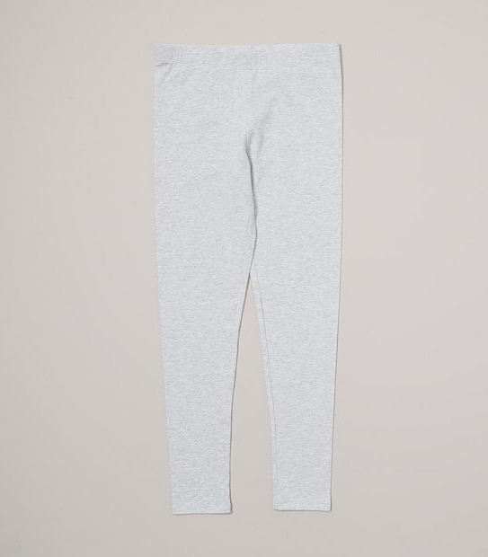 Organic Cotton Essential Leggings - Light Grey