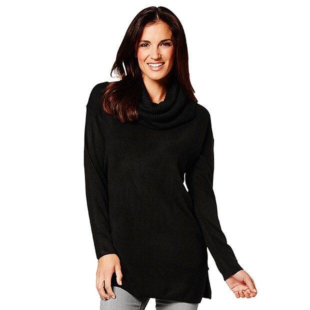 Cashmere Feel Cowl Neck Tunic Cashmere Feel Cowl Neck Tunic