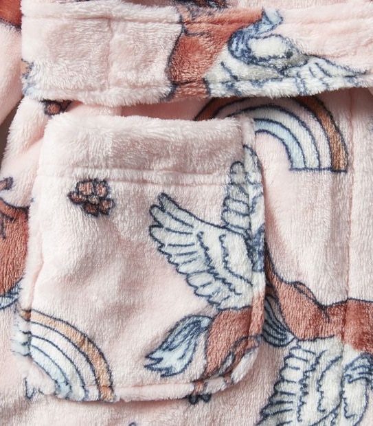 Unicorn Fleece Dressing Gown