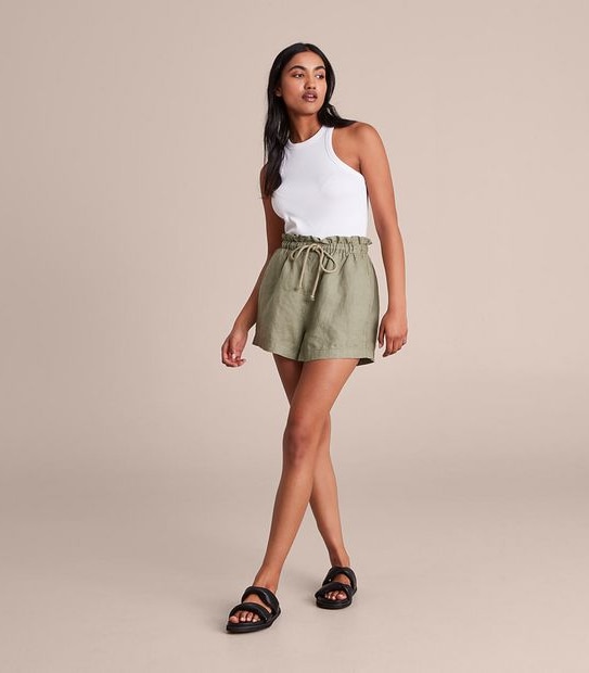 European Linen Shorts