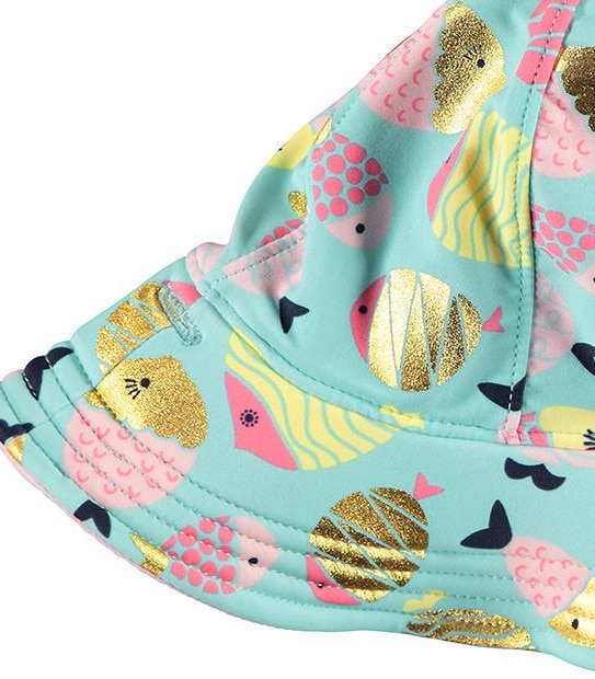 Baby Fish Print Swim Hat