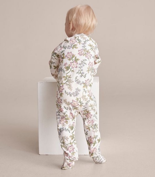 Baby Organic Cotton Print Coverall