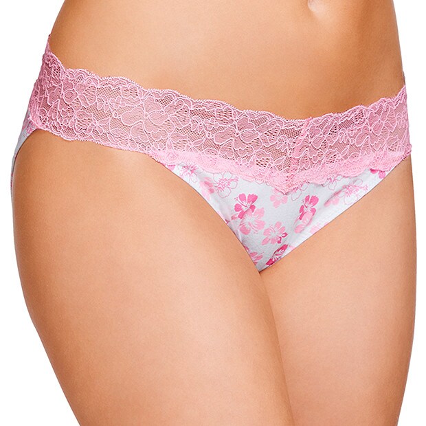 Tanga Lace Briefs - Hibsicus Candy Tanga Lace Briefs - Hibsicus Candy